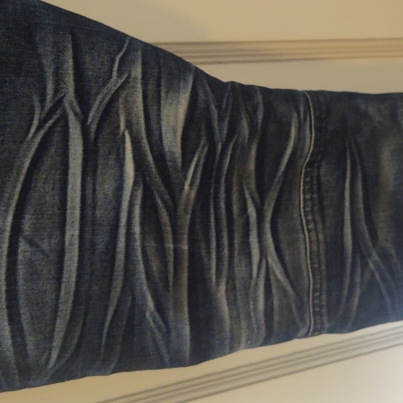 R. Sole Denim Moto Style Slim Fit Distressed Jeans Sz 34 x 32 - Picture 9 of 11